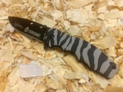 Couteau Pliant Tactique Automatique 18049-A Lame 8.2 Cm