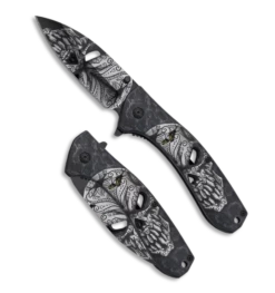 Couteau Pliant Albainox Crâne 3D 18477-A Lame 9 Cm