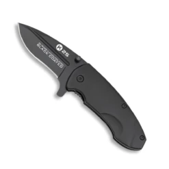 Couteau Pliant K25 Noir 18488 Lame 6.5 Cm