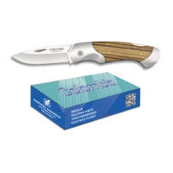 Couteau Pliant Colombia 7.6 Cm Bois Clair