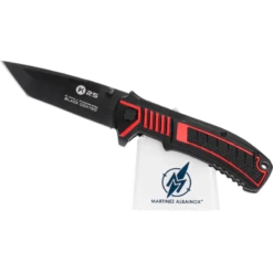 Couteau Pliant Tactique K25 Automatique 19945-A Lame Tanto 8.6 Cm