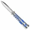 Couteau Papillon SCK-CW-089-1 Silver/bleu Lame 9.6 Cm 1 Couteau Papillon SCK-CW-089-1 Silver/bleu Lame 9.6 Cm -BOUTICOUPE Soldes Couteau papillon SCK cw 089 1 zoom