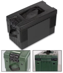 Mallette étanche Pour Munitions  Verte