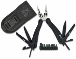Pince Multifonction K25 16 Cm Noir Avec Set D'embouts à Visser