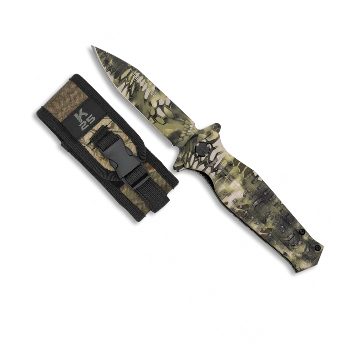 Couteau Pliant Tactique K25 Automatique 18324-A Lame 8.9 Cm 3 Couteau Pliant Tactique K25 Automatique 18324-A Lame 8.9 Cm