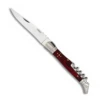 Couteau Pliant LAGUIOLE 10659 Mikarta Rouge Lame 9.5 Cm Avec Tire-bouchon -BOUTICOUPE Soldes couteau laguiole tire bouchon 10659 zx1200
