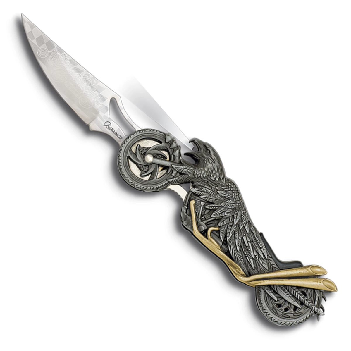 Couteau Pliant Albainox Moto Aigle 18273 Lame 8.4 Cm 3 Couteau Pliant Albainox Moto Aigle 18273 Lame 8.4 Cm