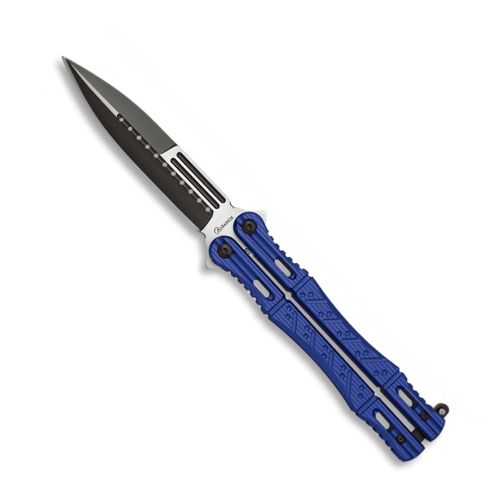 Couteau Papillon ALBAINOX 02101 Night Fighter Lame Inox 10.4 Cm 3 Couteau Papillon ALBAINOX 02101 Night Fighter Lame Inox 10.4 Cm