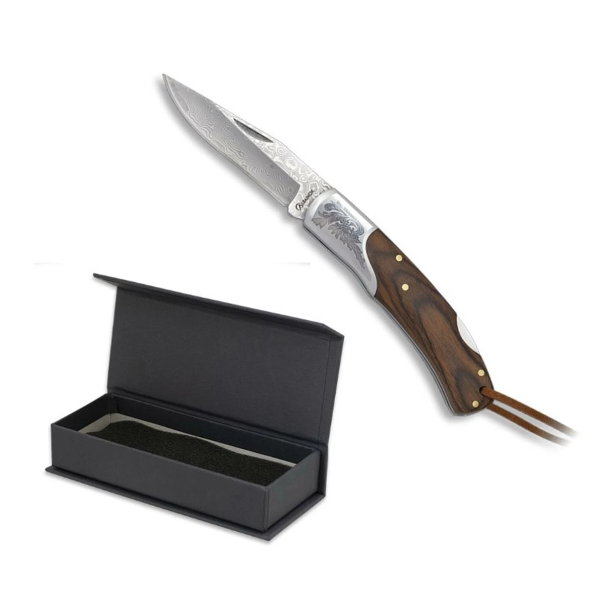 Couteau Pliant Damassé Albainox 18558 Lame 6.5 Cm 3 Couteau Pliant Damassé Albainox 18558 Lame 6.5 Cm