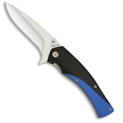 Couteau Pliant Albainox Automatique G10 18211-A Bleu. Lame 8.3 Cm