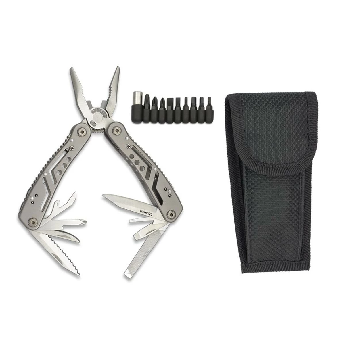 Pince Multifonction Albainox 19 Fonctions + Embouts De Vissage 3 Pince Multifonction Albainox 19 Fonctions + Embouts De Vissage